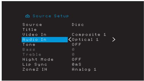 HARMAN KARDON AVR161 - Configurez vos sources - 4