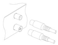 CGV PREMIO SATCO - Raccordements audio - 2