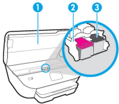 HP ENVY PHOTO 6220 - Zone d'approvisionnement pour l'impression - 1