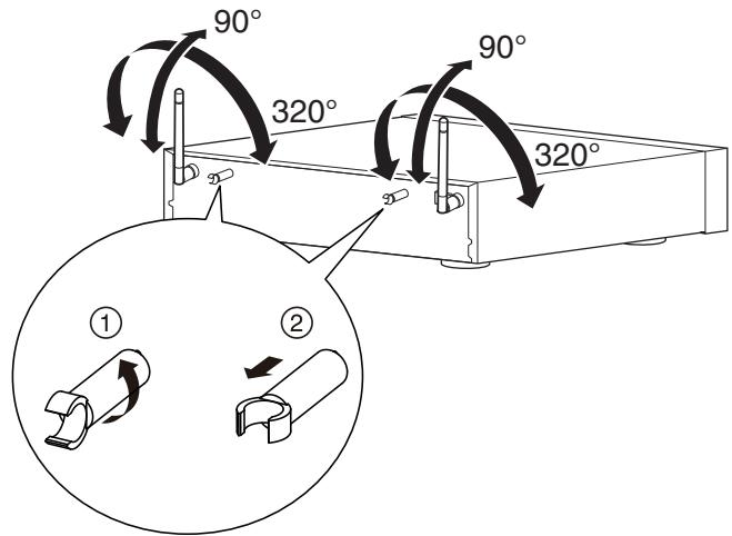 DENON DNP730 - Antennes tige pour le réseau LAN sans fil - 1