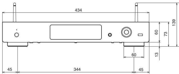 DENON DNP730 - Dimensions - 2