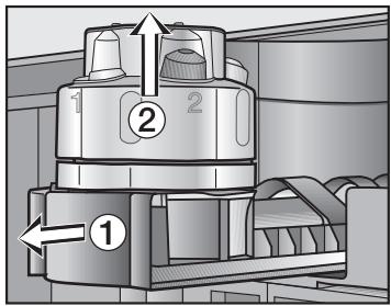 MIELE CVA 3660 IX - Carrousel et support de carousel - 1