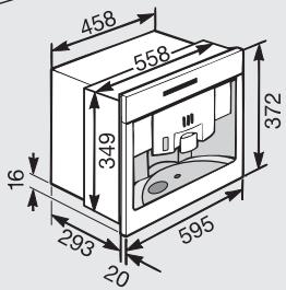 MIELE CVA 3660 IX - Possibilités d'encastrement et de combinaisons - 4