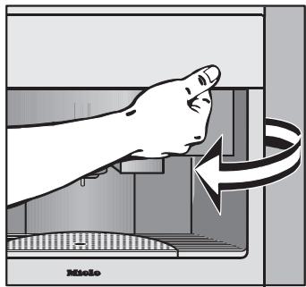 MIELE CVA 3660 IX - Remplir le réservoir d'eau - 2