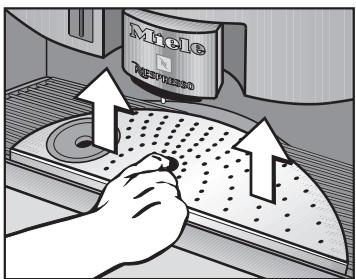 MIELE CVA 3660 IX - Plaque d'évacuation et tôle d'évacuation - 1