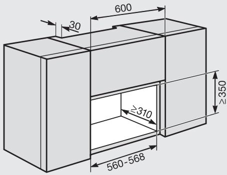 MIELE CVA 3660 IX - Possibilités d'encastrement et de combinaisons - 3