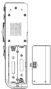 BRANDT BDR4&00 - Installer les PILES - 1