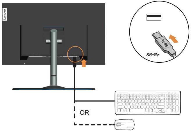 LENOVO 27GQ-25 - Connexion et mise en marche de votre moniteur - 10
