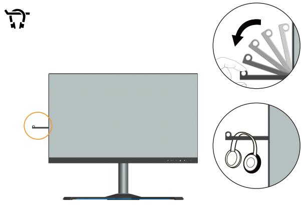 LENOVO 27GQ-25 - Connexion et mise en marche de votre moniteur - 5