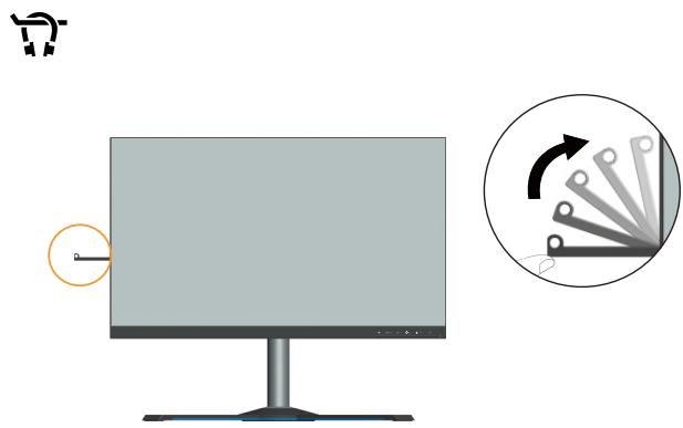 LENOVO 27GQ-25 - Connexion et mise en marche de votre moniteur - 6