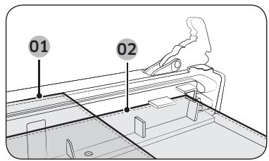 SAMSUNG NV66M3531BS - Retrait des vitres de la porte - 3
