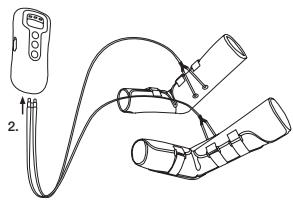 BEURER FM150PRO - B. utilisation des brassards pour jambes - 2