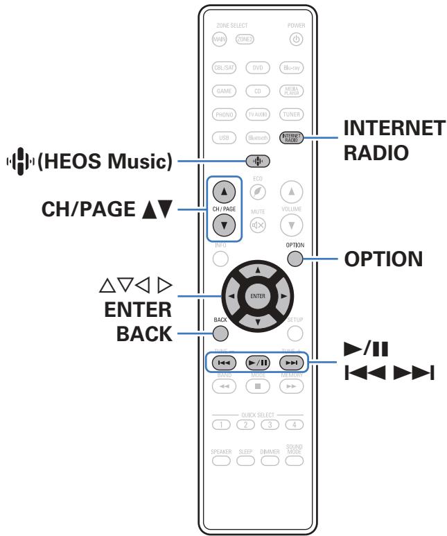 DENON DRA-800H - Écoute de Radio Internet - 1