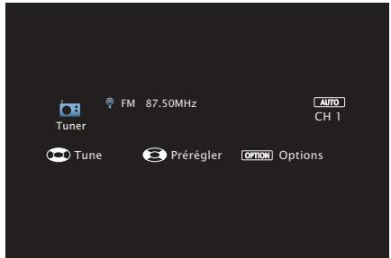 DENON DRA-800H - Écoute d'émissions FM - 1