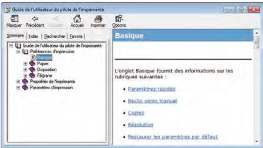 THOMSON TH-2500 - Ouverture du document d'aide - 2