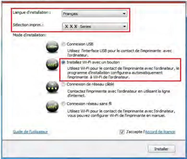 THOMSON TH-2500 - 3.1.2.Installation via Wi-Fi avec un cli c - 1