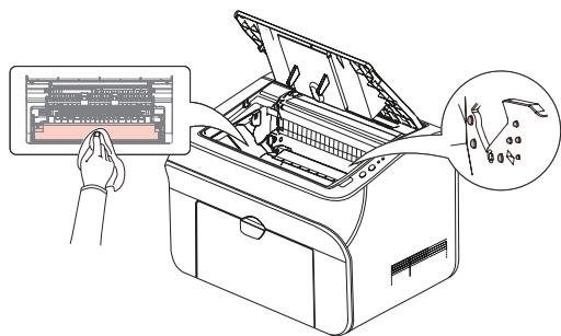 THOMSON TH-2500 - Veuillez nettoyer l'imprimante en suivant les étapes suivantes : - 9