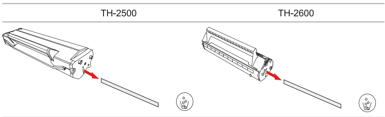THOMSON TH-2500 - Remplacer la cartouche de toner - 6