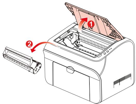 THOMSON TH-2500 - Veuillez nettoyer l'imprimante en suivant les étapes suivantes : - 6