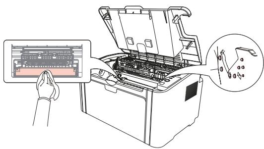 THOMSON TH-2500 - Veuillez nettoyer l'imprimante en suivant les étapes suivantes : - 8
