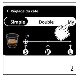 DELONGHI EC9455 - Programmation la quantite« MY » - 2