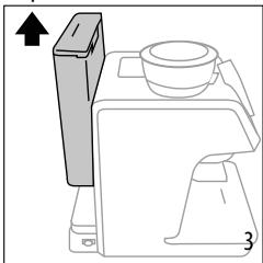 DELONGHI EC9455 - Vidange du circuit d'eau - 1