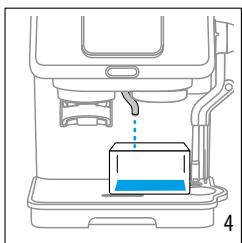 DELONGHI EC9455 - Vidange du circuit d'eau - 2