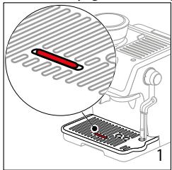 DELONGHI EC9455 - Nettoyage du bac d'égouttement - 1
