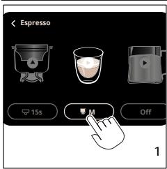 DELONGHI EC9455 - Programmation la quantite« MY » - 1