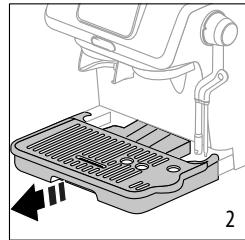 DELONGHI EC9455 - Nettoyage du bac d'égouttement - 2