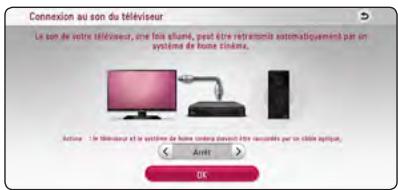 LG BH7540TW - Connexion au son du téléviseur - 1