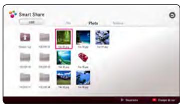 LG BH7540TW - Modification de l'affichage de la liste des contenus - 1