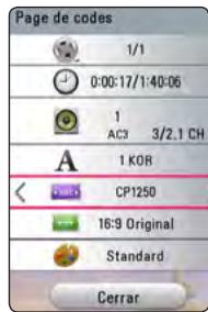 LG BH7540TW - Modification de la page de code des sous-titres - 1
