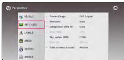 LG BH7540TW - Réglage des paramètres - 2