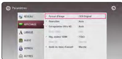 LG BH7540TW - Réglage des paramètres - 3