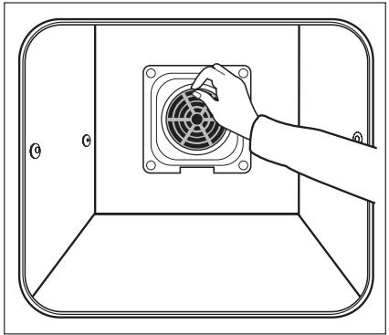 AEG KB 9820 EM - Insérer le filtre à graisse - 1