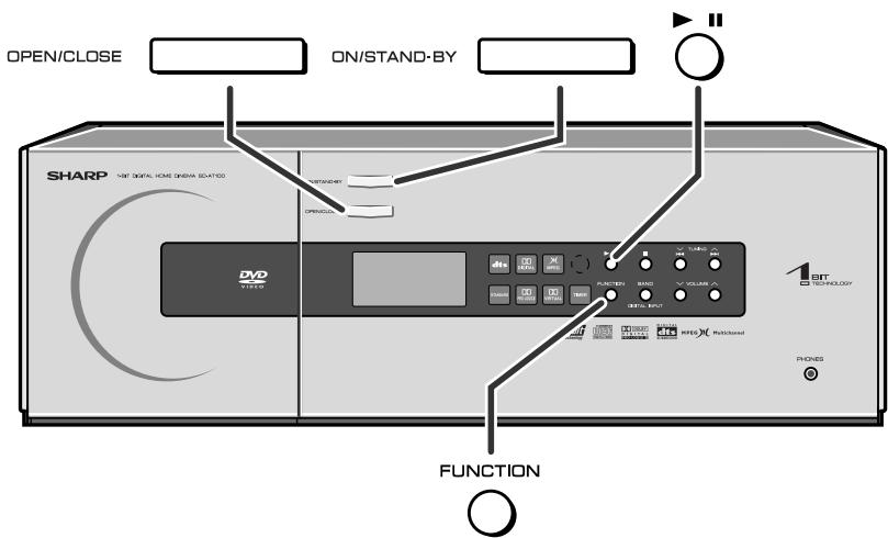 SHARP SDAT100H - Pour effacer toutes les stations mémoriées - 2
