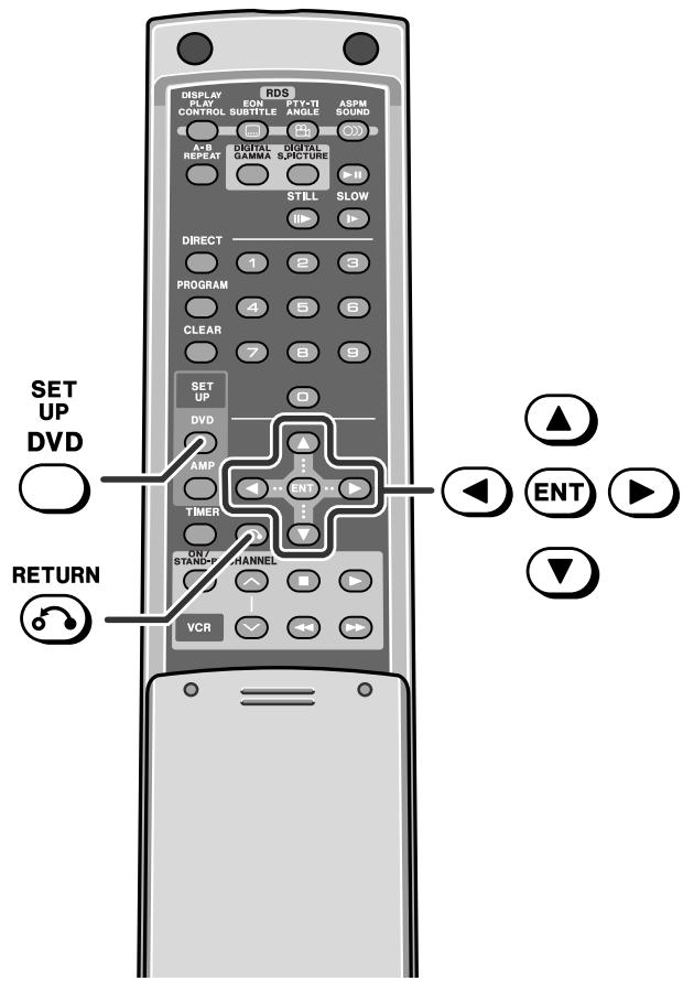 SHARP SDAT100H - Modification du réglage initial de DVD - 1