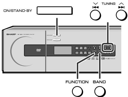 SHARP SDAT100H - Écoute de la radio - 1