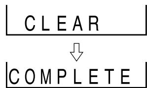 SHARP SDAT100H - Pour effacer toute la mémoire de préselection: - 1