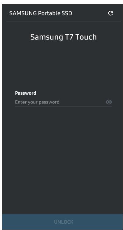 SAMSUNG SSDEXTERNE TZ TOUCH - Déverrouillage du T7 Touch - 2