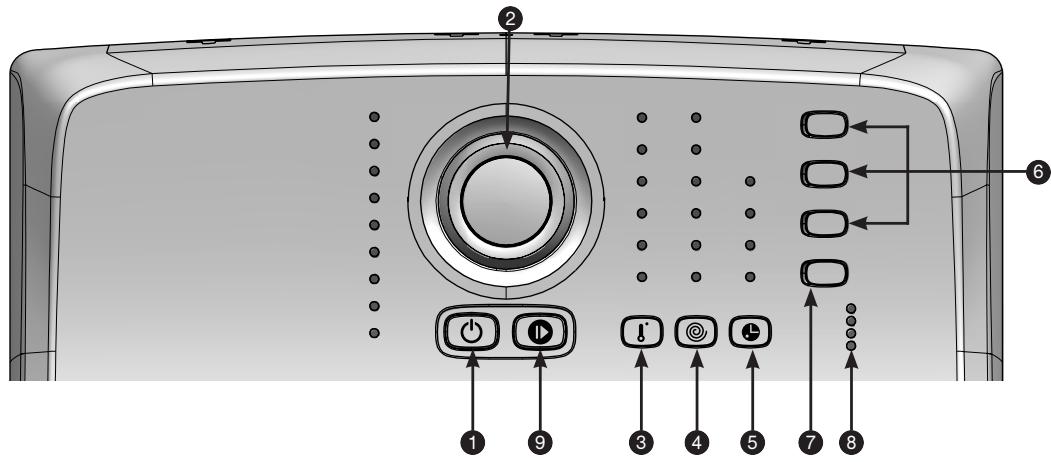 VEDETTE VT712B - - Le bandeau de commande - 1