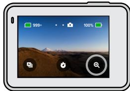 GOPRO HERO7WHITE - UTILISATION DU ZOOM TACTILE - 1