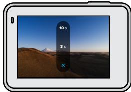GOPRO HERO7WHITE - CONFIGURATION DU RETARDATEUR PHOTO - 2