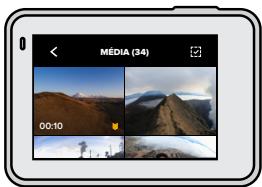 GOPRO HERO7WHITE - UTILISATION DE L'AFFICHAGE DE LA GALERIE - 1