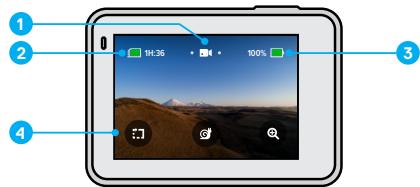 GOPRO HERO7WHITE - ÉCRAN DE CAPTURE - 1