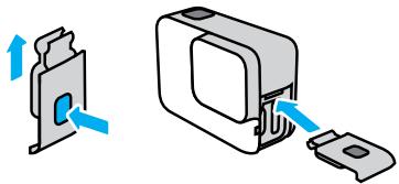 GOPRO HERO7WHITE - RETRAIT DE LA PORTE - 2