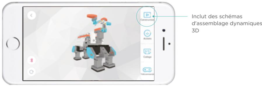 UBTECH mini JiMU - L'application Jimu doit d'abord être téléchargee et installée avant de proceder à l'assemblage. - 1