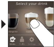 SAECO M6680/00 - Pergatitja e kafesé me kafe tē bluar paraprakisht - 2