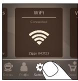 SAECO M6680/00 - Vzpostavljanje povezave z omrežjem Wi-Fi - 1